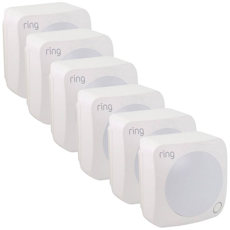 6x Ring Alarm Motion Detector (Base Station Required) 2nd Gen - White
