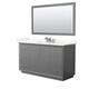 Option Dark Gray / Giotto Quartz Top / Brushed Nickel
