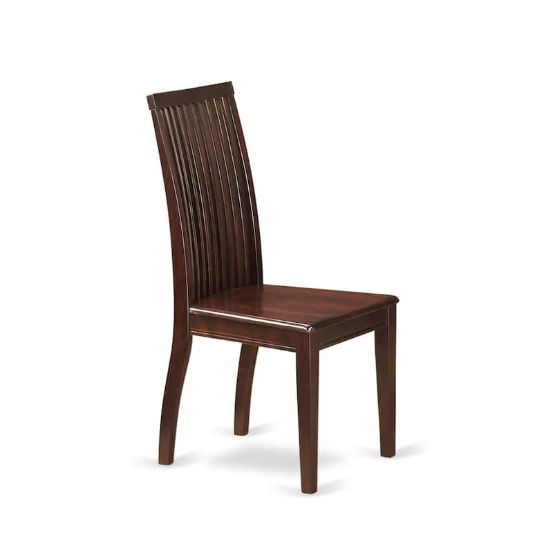 East West Furniture Dinette Set Includes a Square Dining Room Table and Kitchen Dining Chairs (Pieces Options)