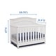 preview thumbnail 10 of 8, Simmons Kids Belmont All-in One Convertible Crib & Rail Set