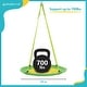 preview thumbnail 4 of 3, SkyBound 39" Saucer Tree Swing for Kids, Flying Swing Seat with Net for Children Support Up to 700lbs