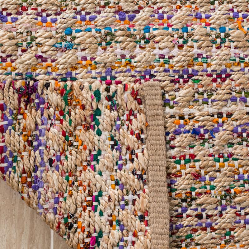 SAFAVIEH Handmade Cape Cod Castillo Coastal Jute Rug