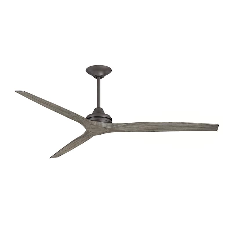Fanimation Spitfire DC Custom Indoor/Outdoor Smart Ceiling Fan DC Motor with Remote - Matte Greige
