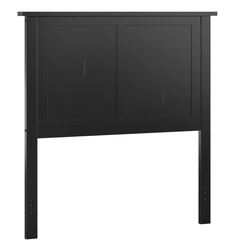 Mercer Mission Transitional Black Panel Headboard by iNSPIRE Q Classic - Twin
