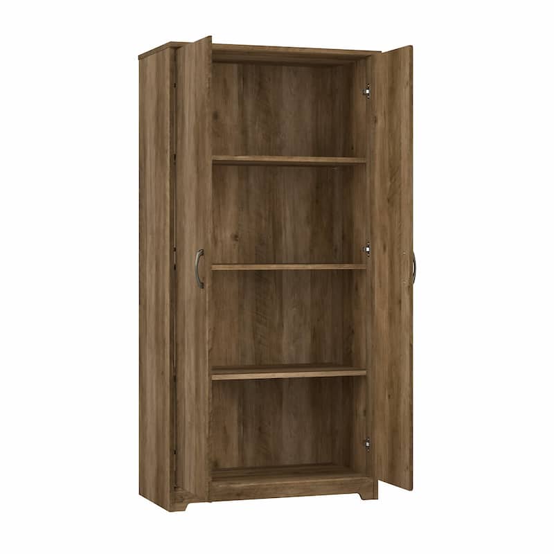 Cabot Tall Storage Cabinet with Doors by Bush Furniture
