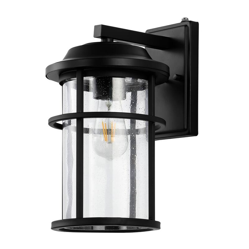 SAFAVIEH Lighting Cianna Outdoor Wall Sconce - 8"W x 10"D x 14"H