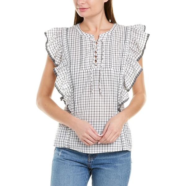 Scotch and soda ruffle top