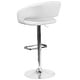 preview thumbnail 20 of 178, Vinyl Adjustable Height Barstool with Rounded Mid-Back