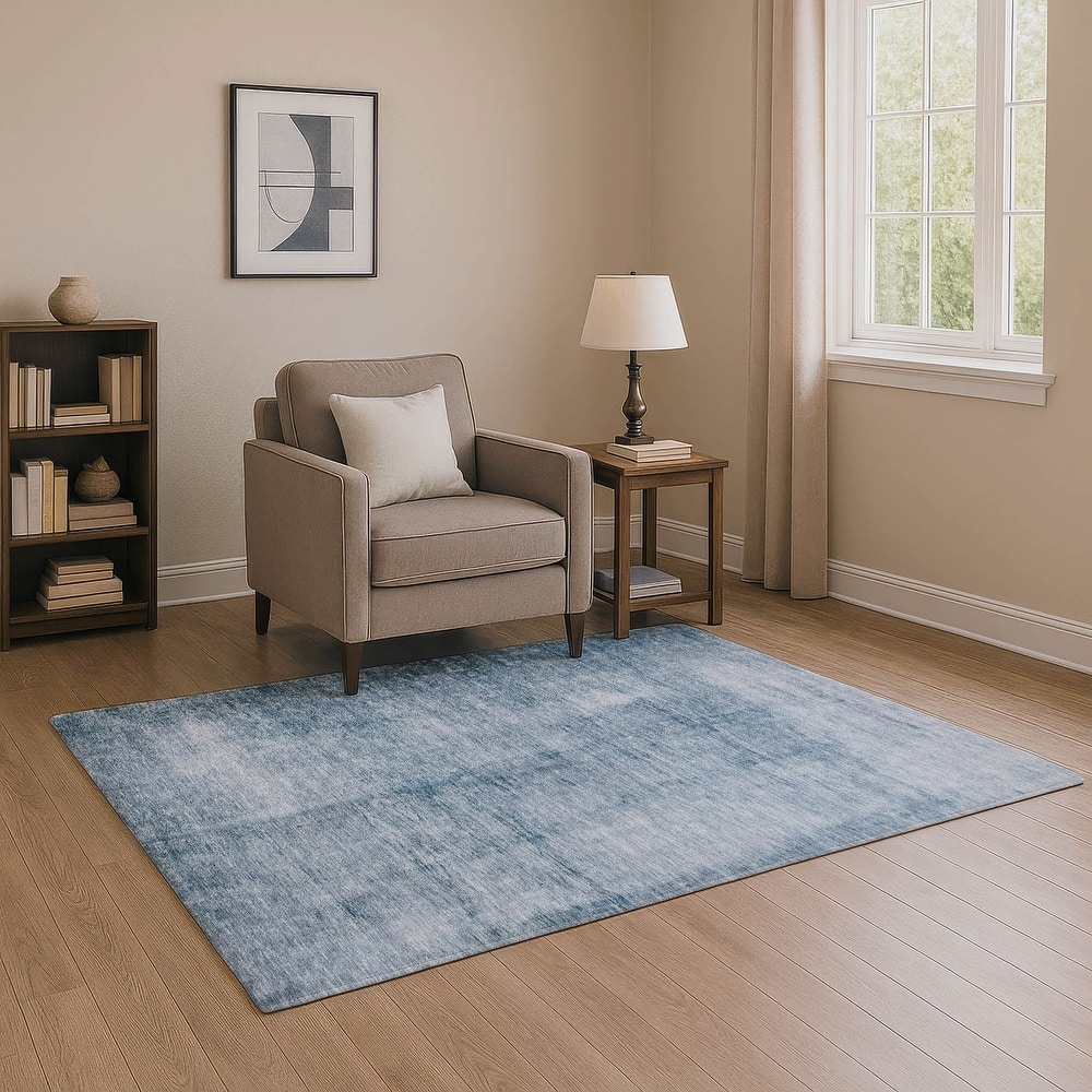 Premium Washable Super Soft Solid Ombre Mayfield Rug