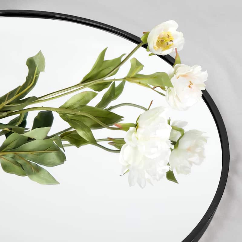 Arched Aluminum Alloy Framed Decorative Wall Mirror