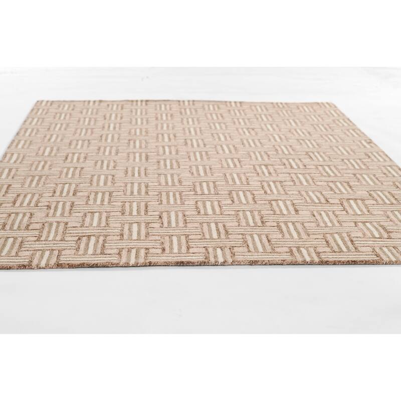 Erin Gates by Momeni Abbott Basketweave Hand Tufted Wool Area Rug
