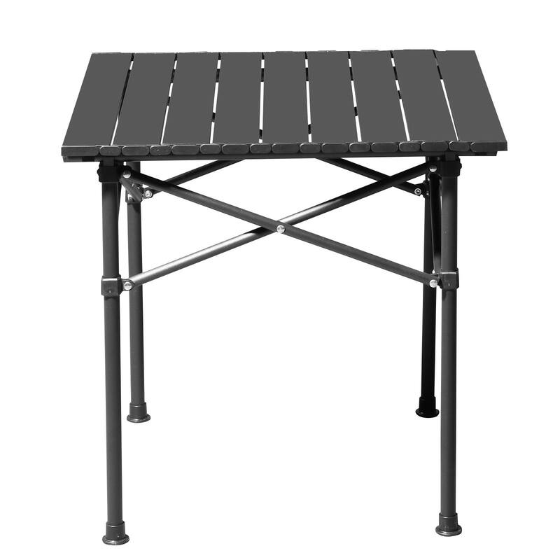 Black Tube Frame Heavy Duty Portable Folding Camping Table