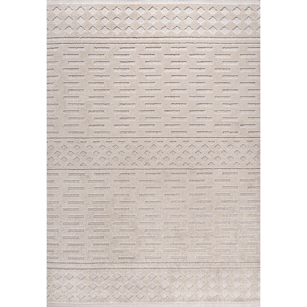 JONATHAN Y Rabat High-Low Pile Moroccan Geometric Indoor/Outdoor Area Rug