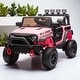 preview thumbnail 21 of 25, 24V Kids Ride-On Car with Remote Control, 400W Motor, Four-Wheel Suspension, Bluetooth, USB, MP3, Music for Kids 3+ Pink