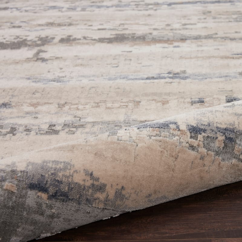 Rustic Textures Modern Country Abstract Area Rug