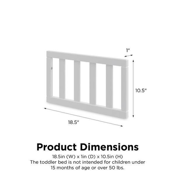 dimension image slide 3 of 2, Little Seeds Haven Toddler Guard Rail