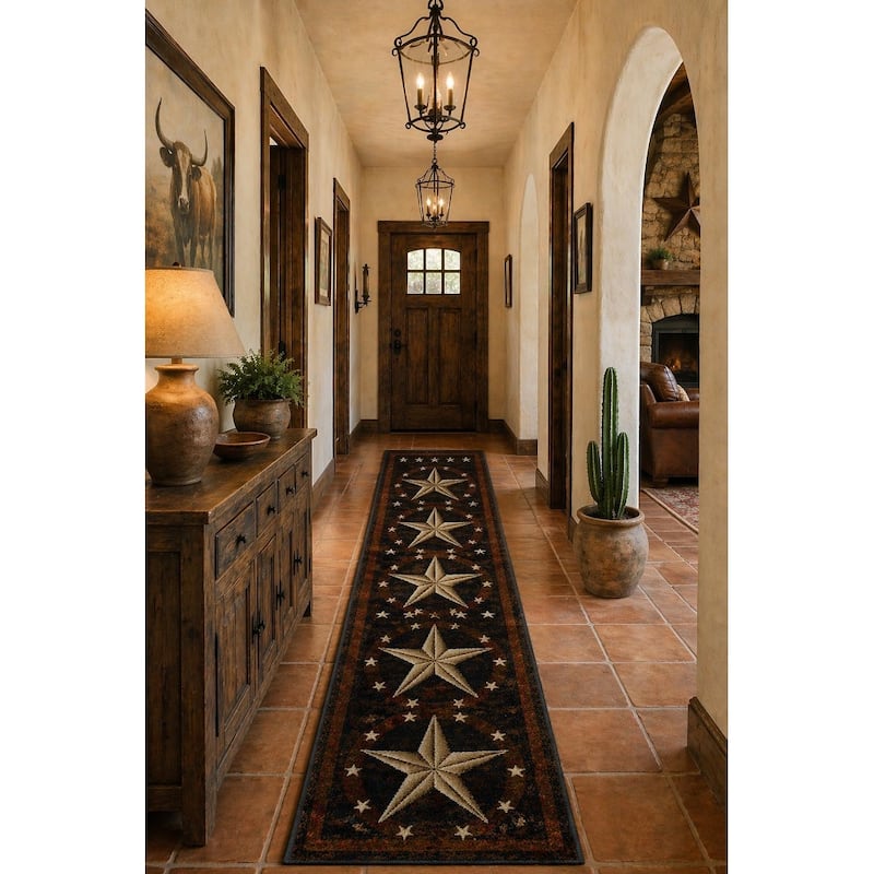 American Destination Western Star Lodge Area Rug