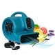 preview thumbnail 1 of 4, XPOWER 3 Speed Scented Air Mover, Carpet Dryer, Floor Fan, Blower with Timer and Power Outlets