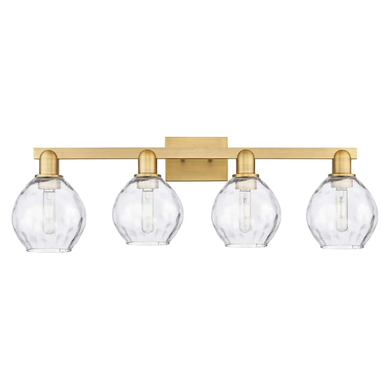 Innovations Lighting Endless Possibilities Arcadia - Waverly - 4 Light 33" Bath Vanity Light - Brushed Brass