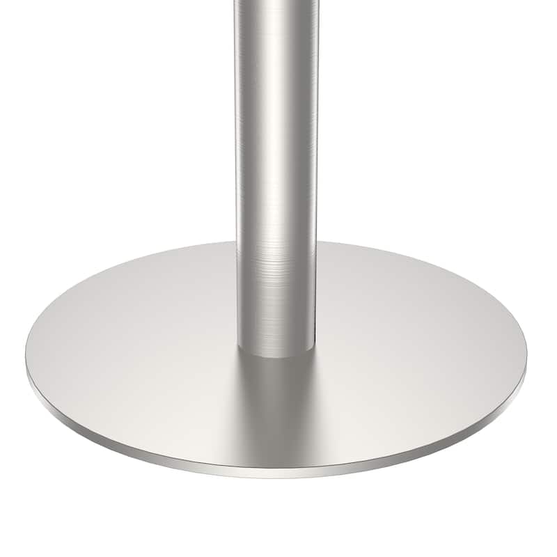 Square Modern Dinning Table 31.5 inches Bistro Table Tulip Table with Faux Marble top, Sturdy Metal Frame Diameter