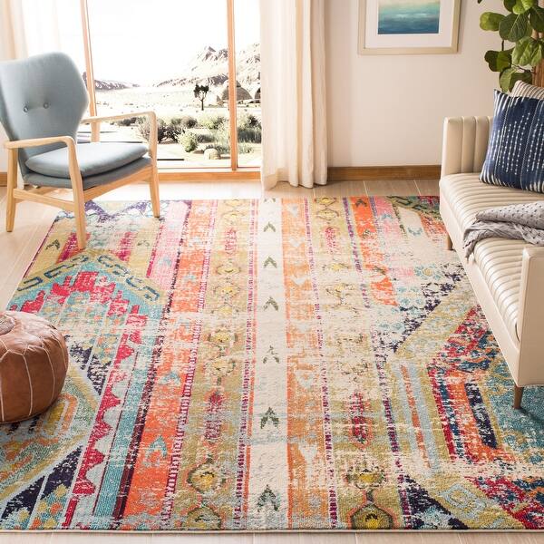 Shop Safavieh Monaco Lumturije Distressed Boho Rug On Sale
