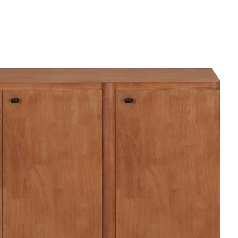 Christopher Knight Home - Noah 55" Wide Storage Sideboard with Adjustable Shelves and Sleek Modern Design