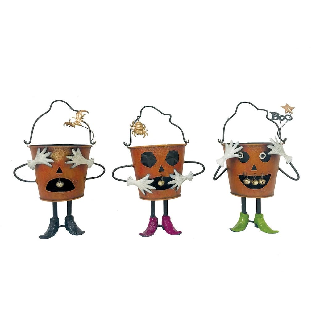 Ghastly Halloween Treat Candy Bucket A/3 - Set of 3