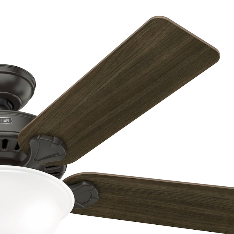 Hunter 52" Pro's Best Traditional Ceiling Fan with LED Light Kit and Pull Chain - DC Motor - ENERGY STAR!