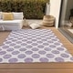 preview thumbnail 51 of 118, Machine Washable Indoor/ Outdoor Polka Dots Chantille Rug Lavender - 10' x 14'