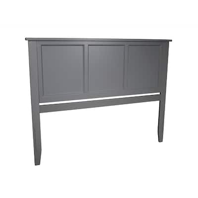 Wood Panel Headboard with Classic Detailing and USB Charger, Fits Standard Frames for a Timeless Bedroom Look