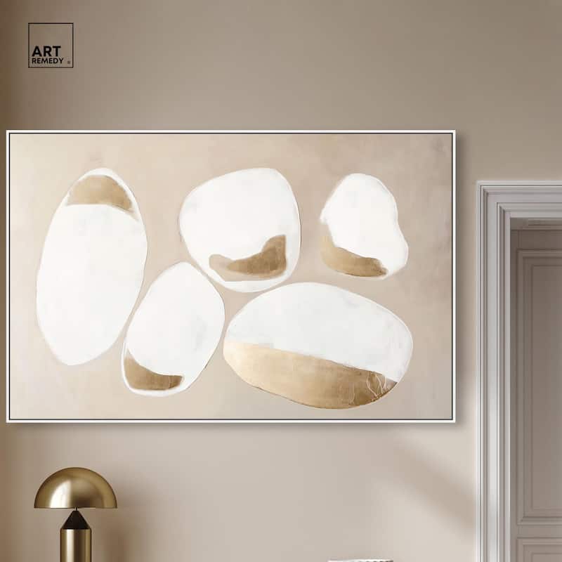 Gilded Cairn II Canvas by Art Remedy