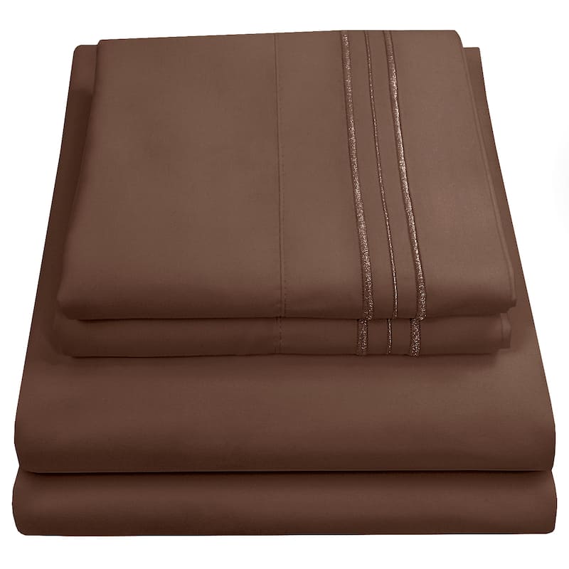 Sweet Home Collection Triple Stitch 4-piece Bed Sheet Set