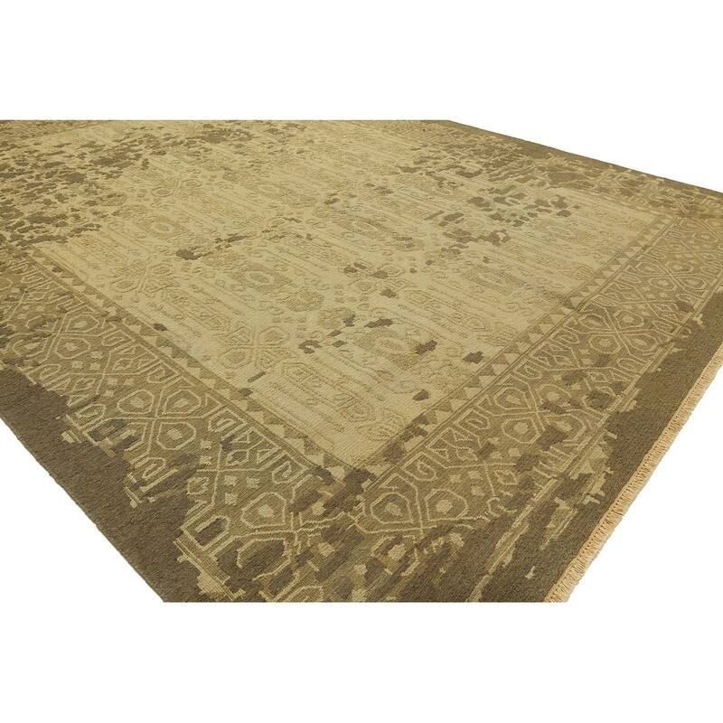 Modern Flatweave Wool Area Rug