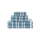 preview thumbnail 1 of 3, Nautica Cruise Along Cotton Blue 6 Piece Towel Set - 6 Piece