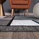 preview thumbnail 102 of 135, World Rug Gallery Contemporary Modern Boxed Color Block Area Rug