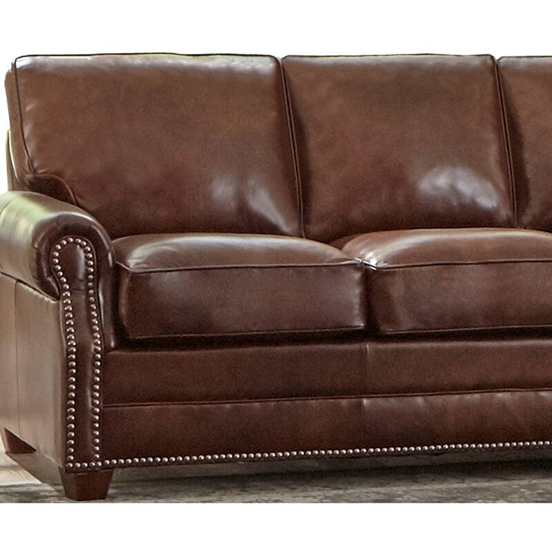 Made in USA Revo Top Grain Leather Sofa and Chair Set