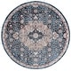 preview thumbnail 11 of 25, SAFAVIEH Rosewood Haxherije Traditional Oriental Rug 6'7" Round - Ivory/Blue - Round