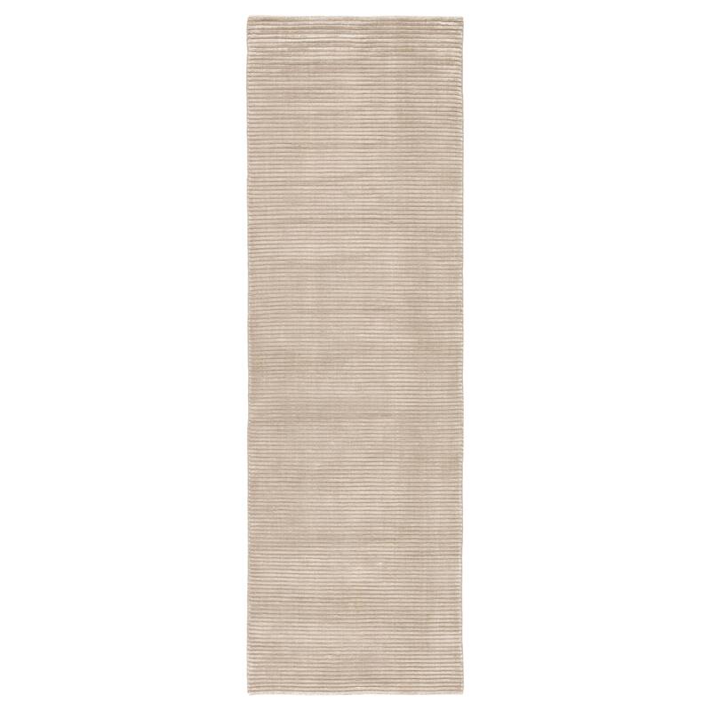 Phase Handmade Solid Color Textured Wool/ Viscose Area Rug