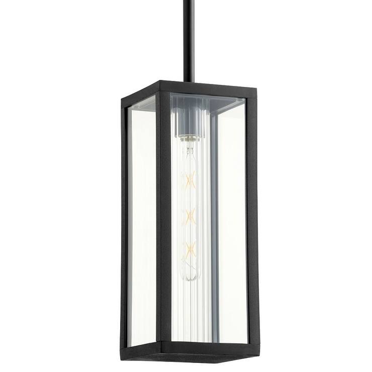 Quorum International Parks 6" Wide Mini Pendant - Noir