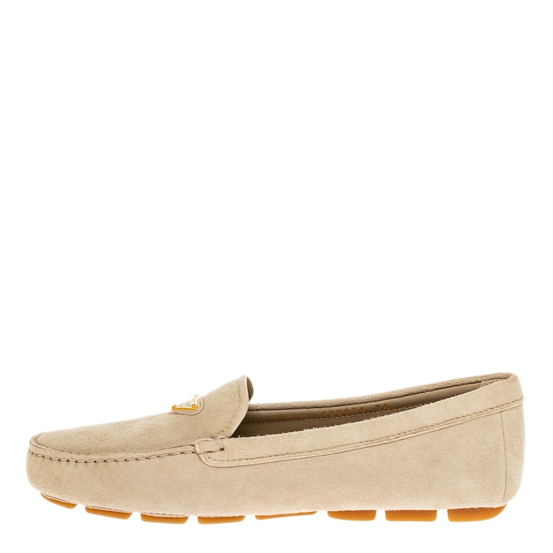 Prada Triangle Logo Driving Shoes