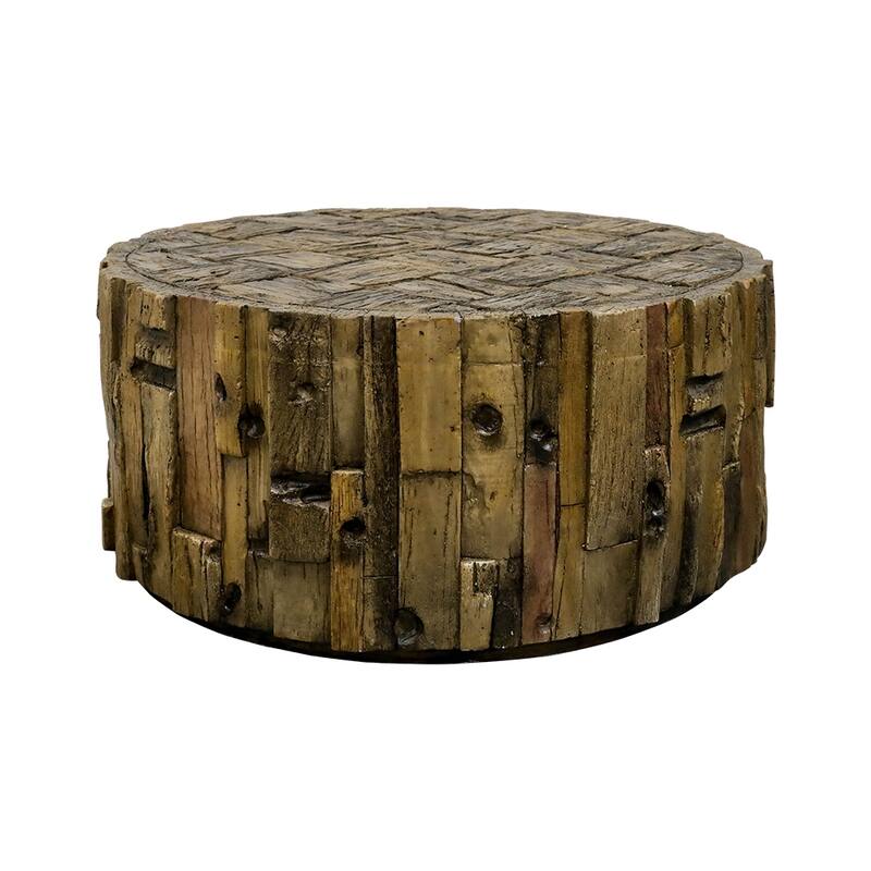 Accent Round Side End Table for Outdoor Patio Garden Indoor Home