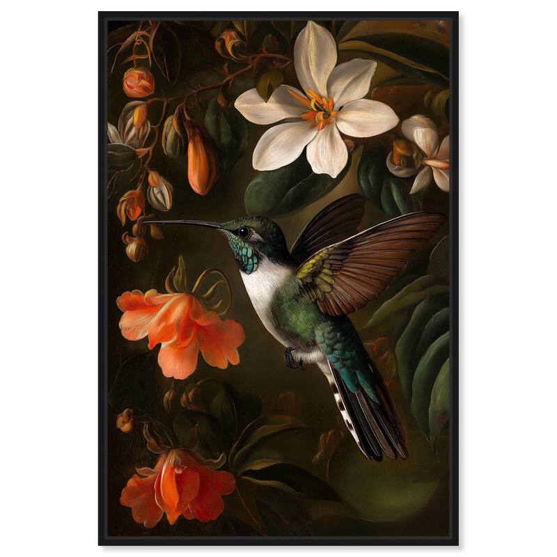 Nectar Thief I Canvas by Art Remedy - Black - 16" x 24"