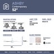 preview thumbnail 21 of 30, Copper Grove Mills 52-inch Modern White LED Ceiling Fan with Remote