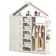 preview thumbnail 4 of 30, Costway Kids Costume Storage Closet Children Pretend Dresser with - See Details White