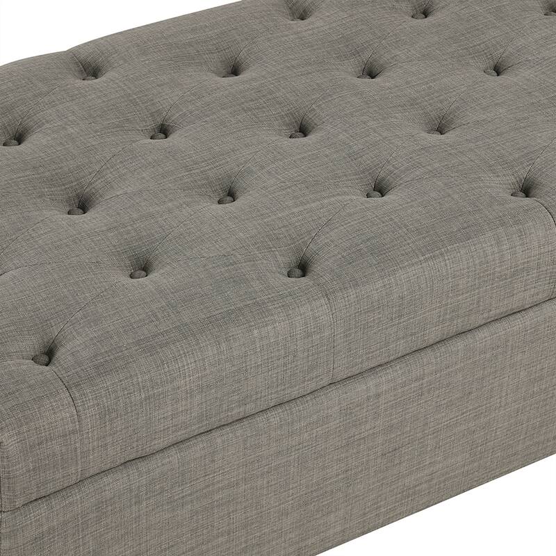 66" Convertible Ottoman Sleeper Sofa Bed, Tufted, Memory Foam Mattress