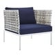 preview thumbnail 3 of 19, Harmony 10-Piece Sunbrella® Basket Weave Outdoor Patio Aluminum Sectional Sofa Set