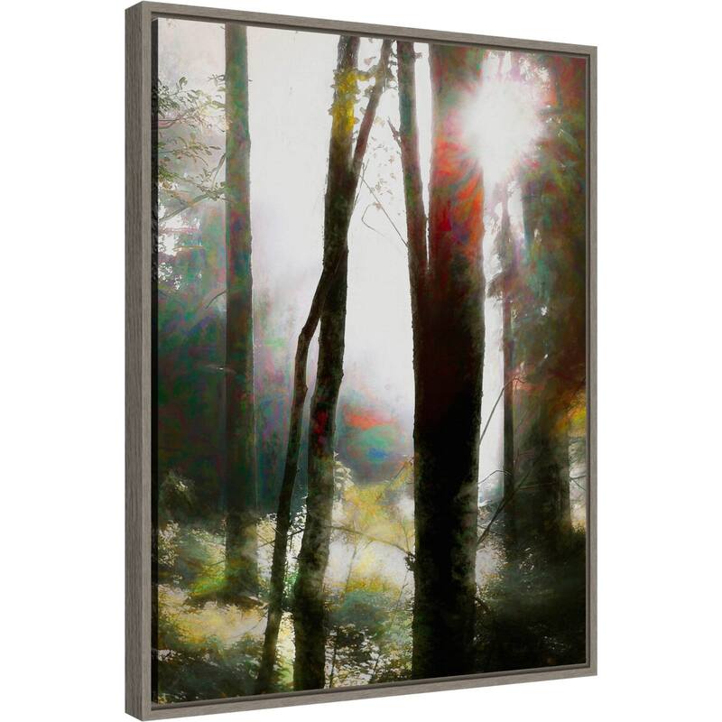 Dare to Believe by Helen White Framed Canvas Wall Art Print - Sylvie Greywash