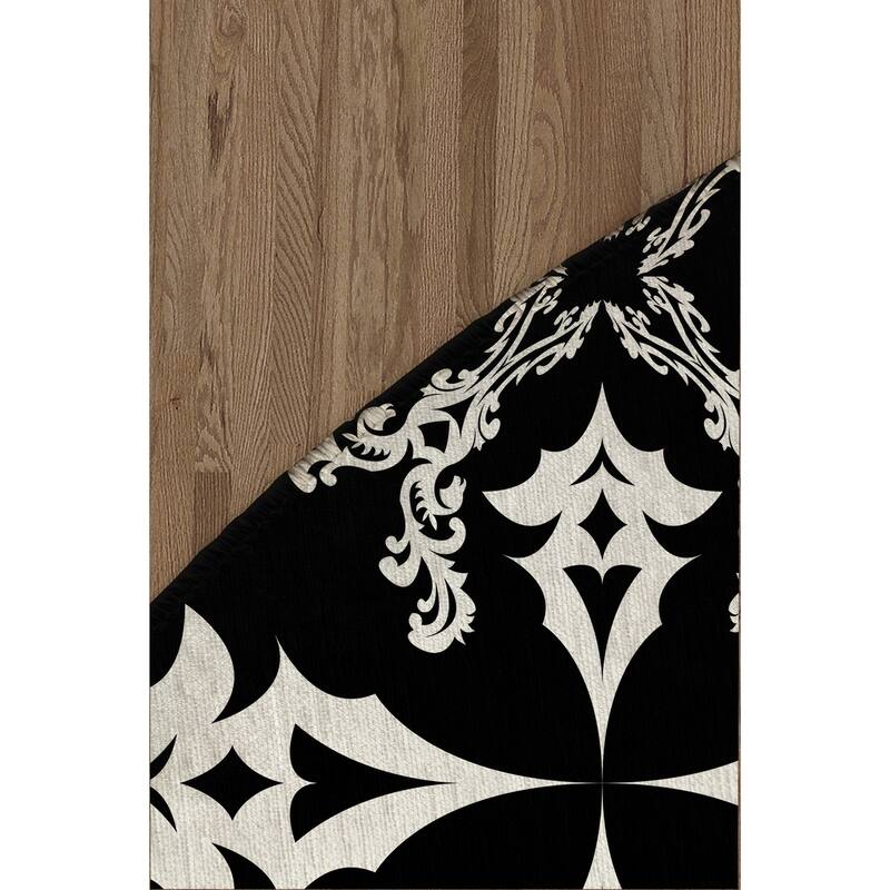 DAWN BLACK & WHITE Outdoor Rug By Terri Ellis Bed Bath & Beyond 34349973