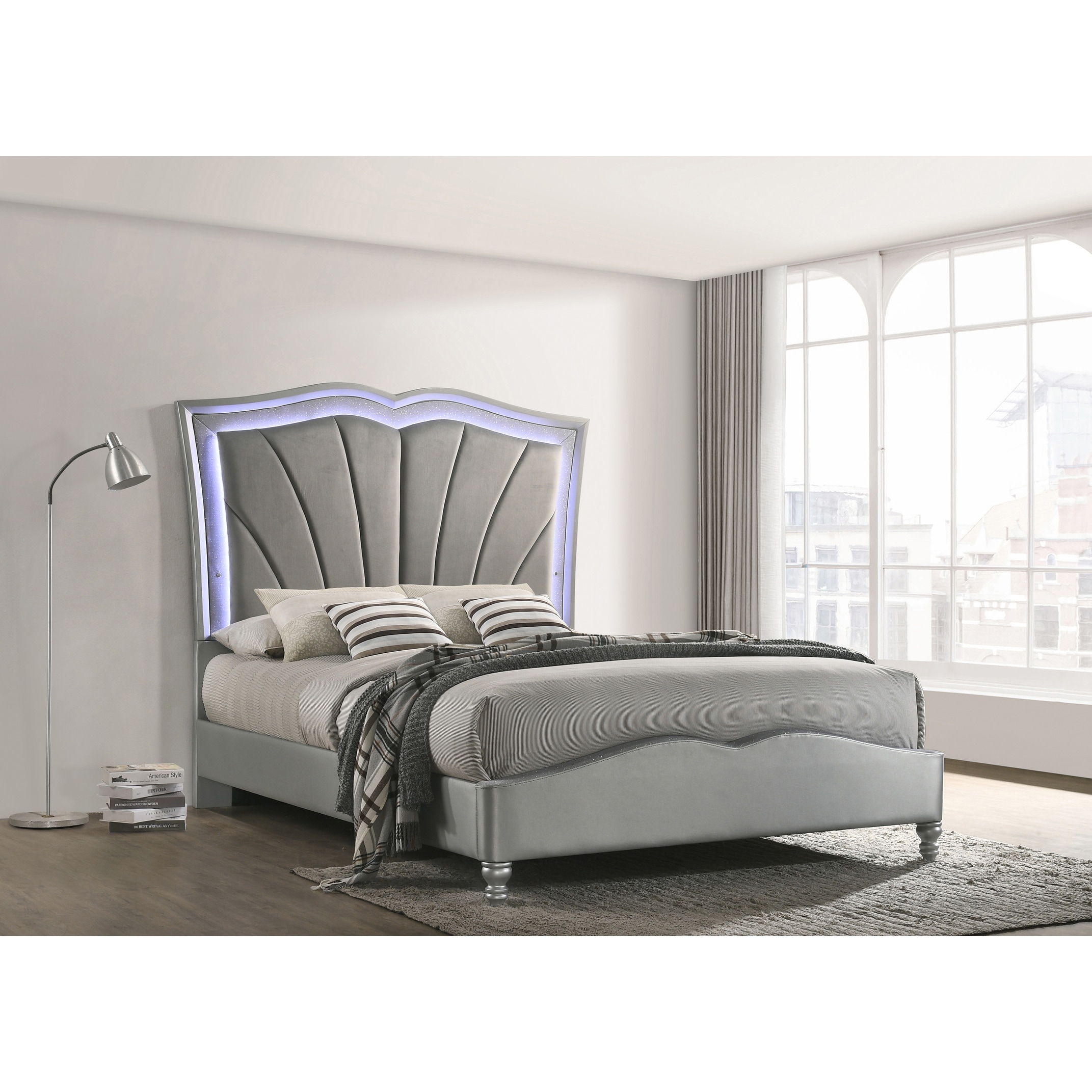 Juliette tufted shop upholstered bed