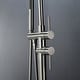 preview thumbnail 24 of 54, Freestanding Double Handle Clawfoot Tub Faucet - 8" x 47"